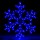 Світлодіодна гірлянда Welfull Сніжинка 42х42 см (MOTIF) + 1